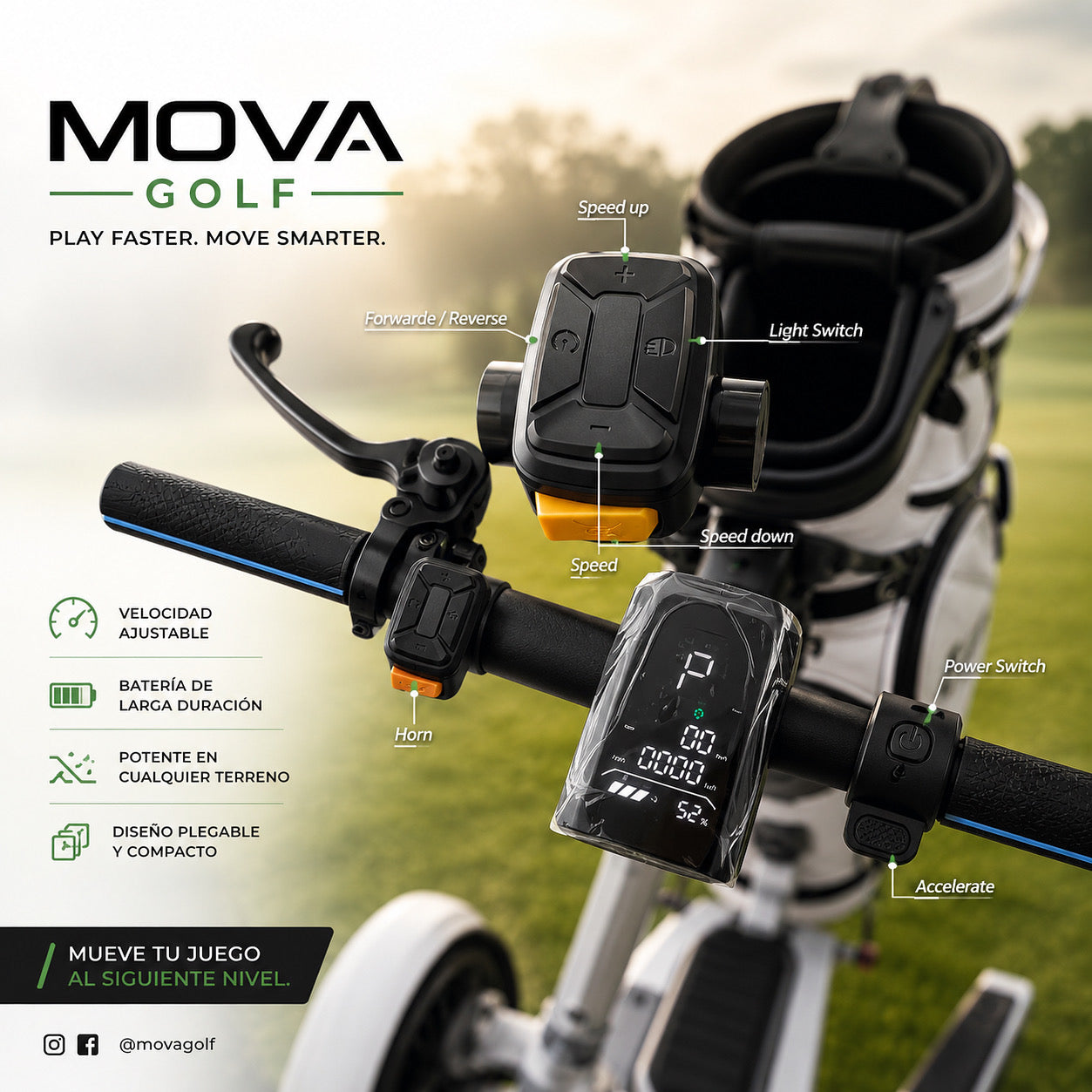MOVA Rider™ – Electric Golf Scooter